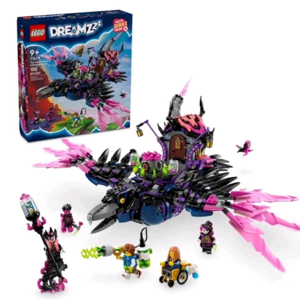 LEGO 71478 Dreamzzz: The Never Witch's Midnight Raven 1203 pcs 9+